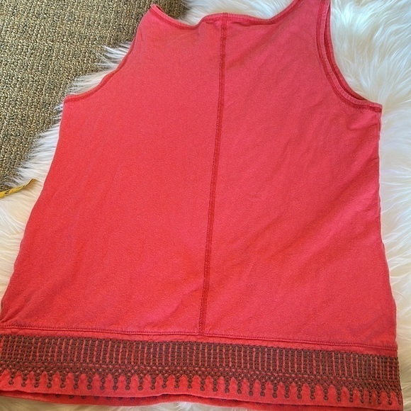 ROYAL ROBBINS Flynn Tank Size S Sleeveless Organic Cotton Hemp top embroidered - Picture 8 of 9